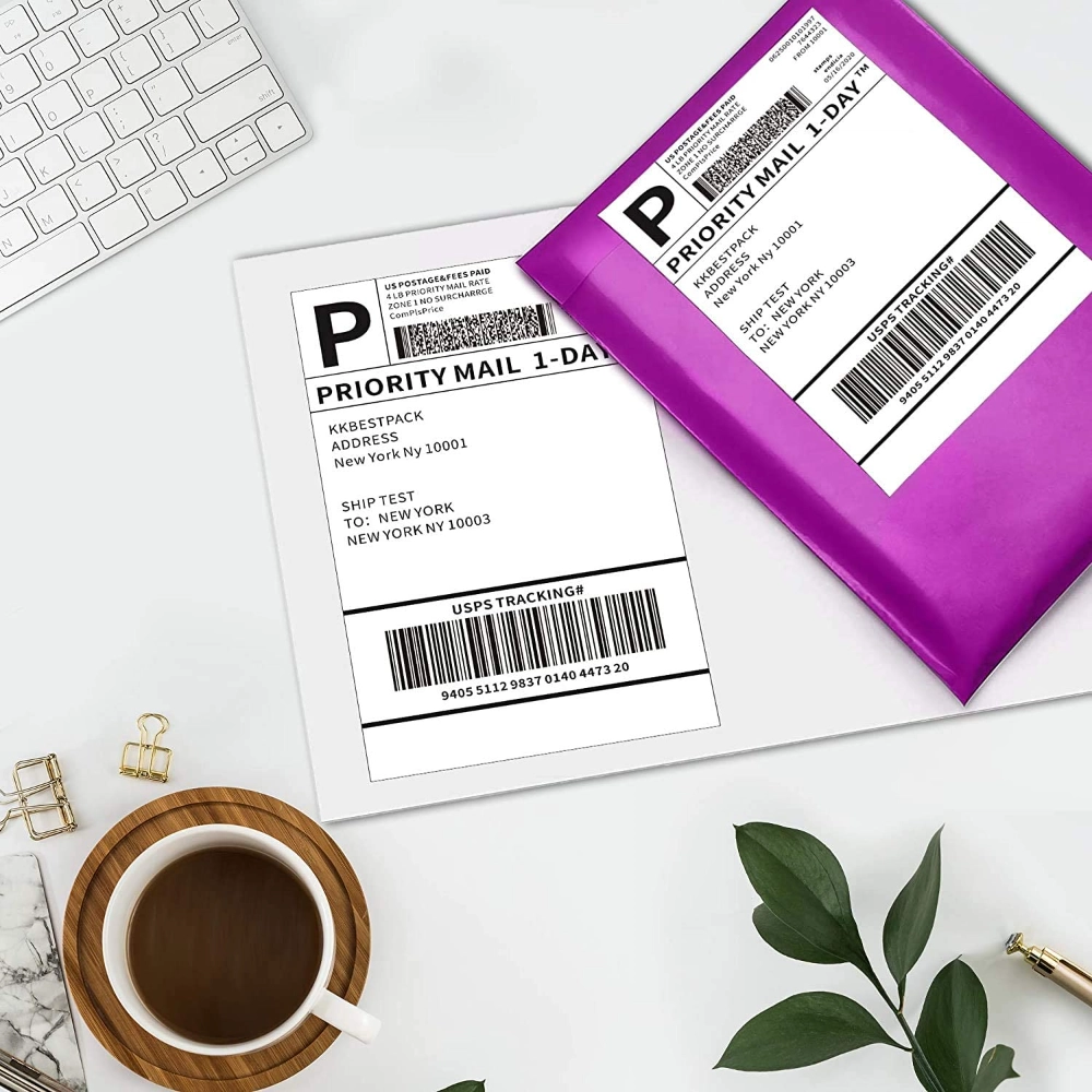 100x150 Etiqueta de Envio de Código de Barras à Prova d'Água