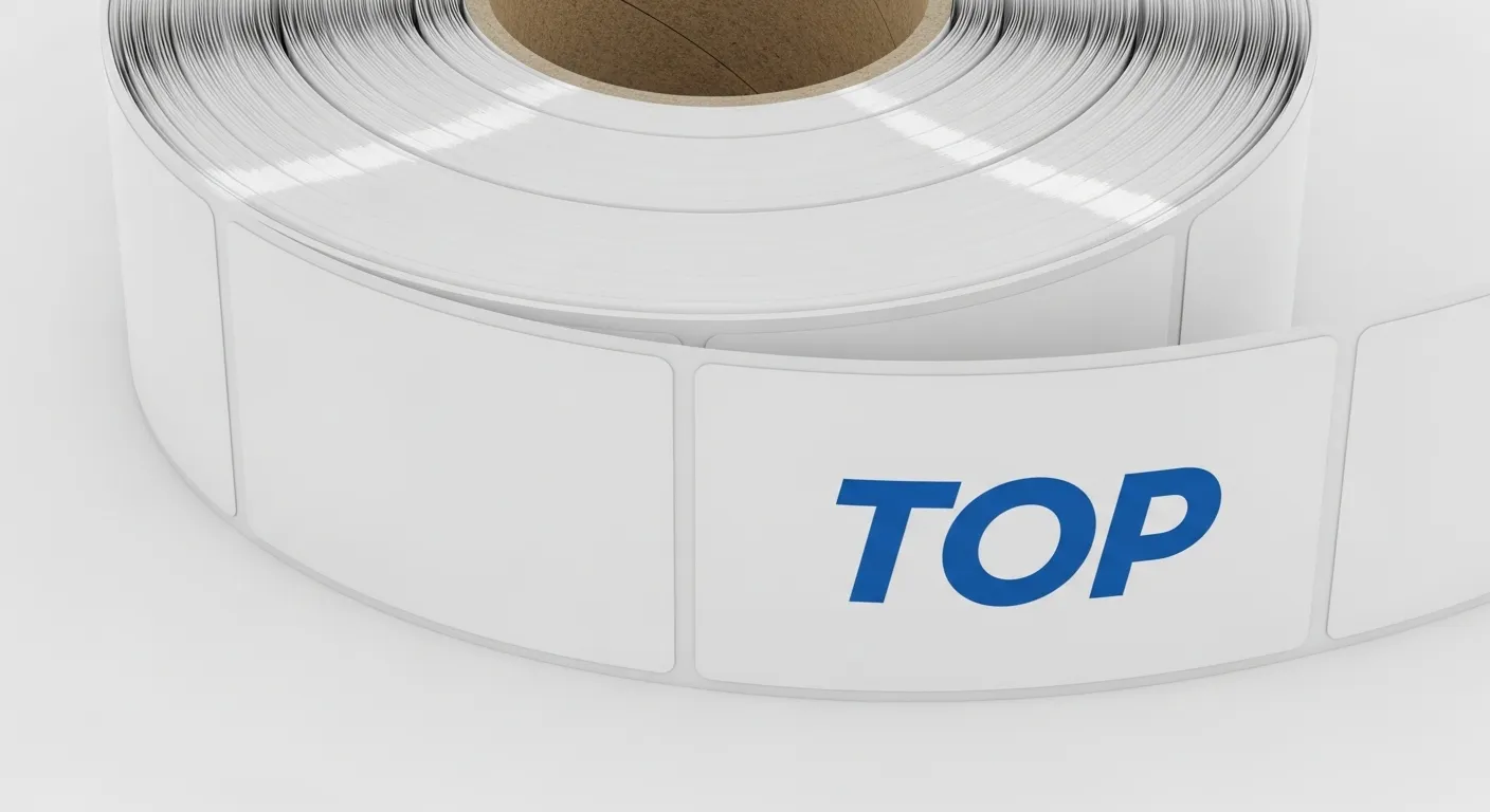 Etiqueta revestida TOP