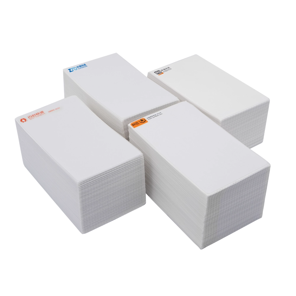 Etiqueta de envio dobrável