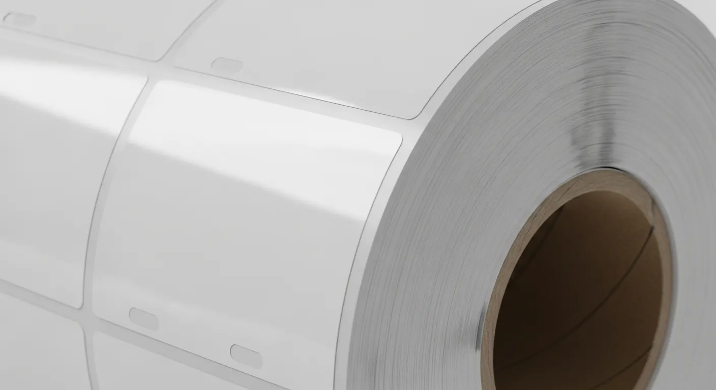 Papel de etiqueta térmica revestido superior