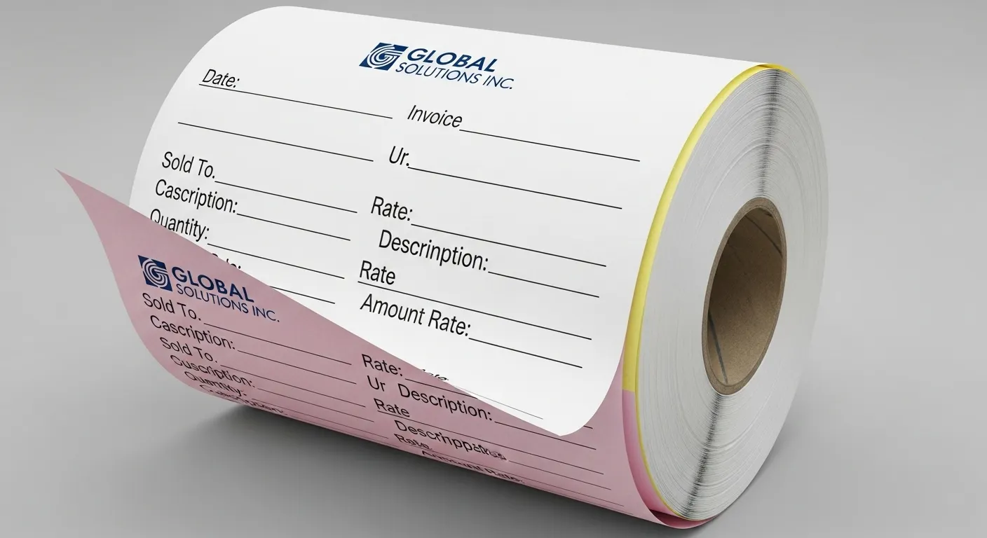 papel personalizado NCR