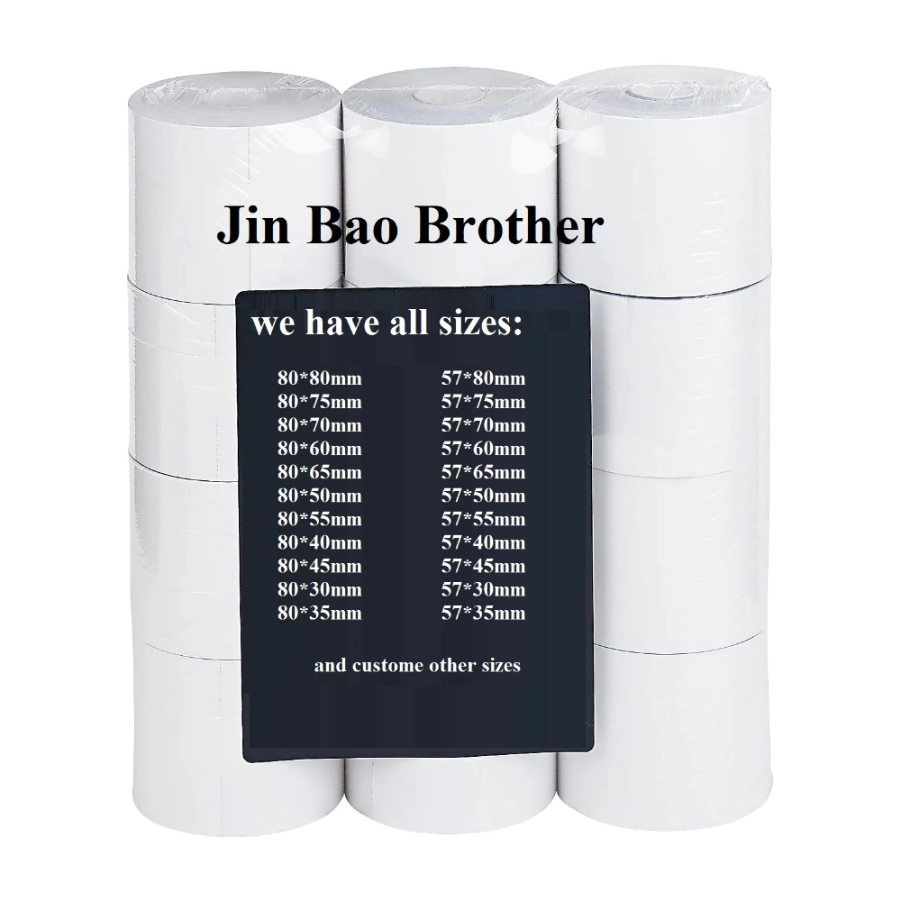 57mm × rolo de caixa registradora de 40 mm