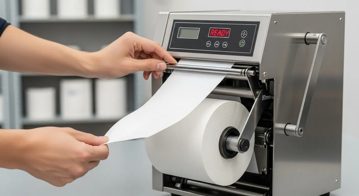 distribuidor de rolo de papel térmico