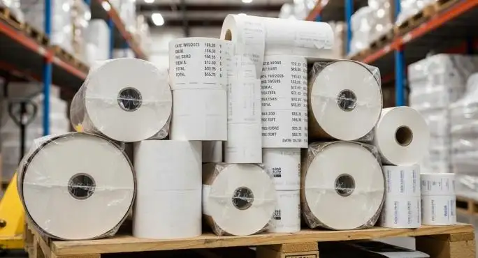 Rolos de papel térmico impressos no atacado