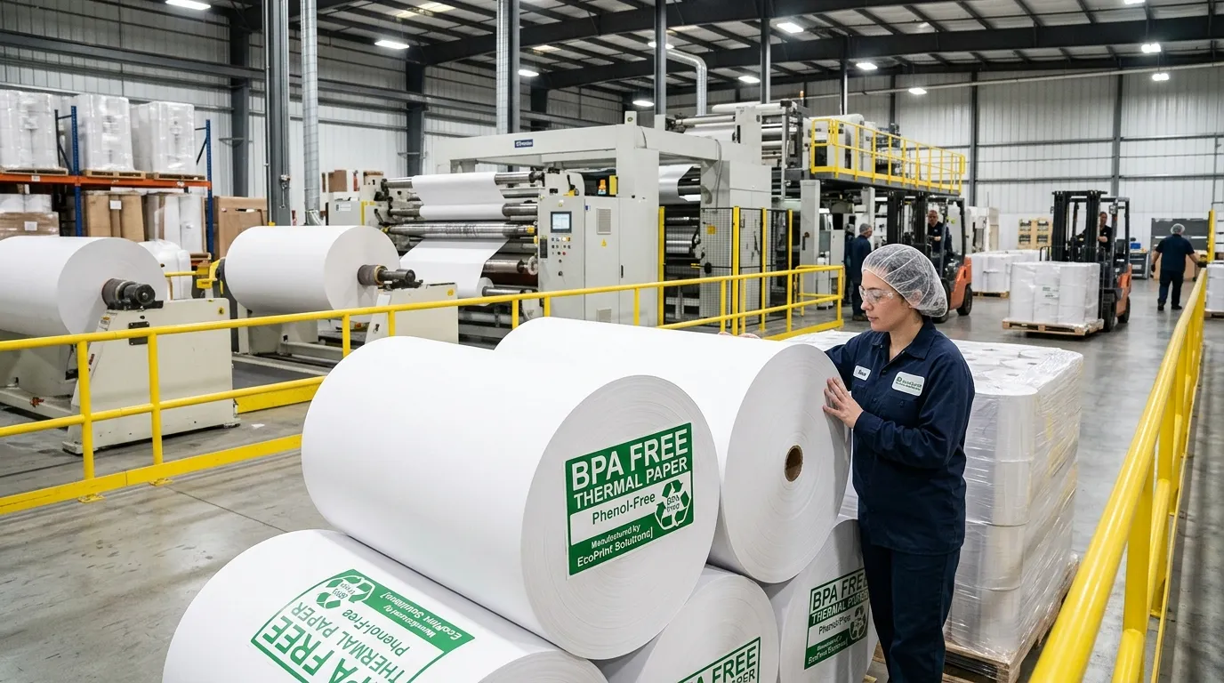 Fabricante de papel térmico livre de BPA