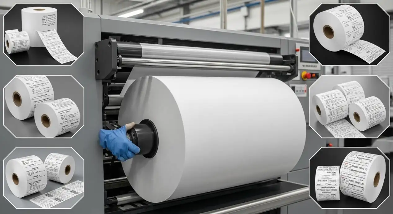 Rolos Jumbo de Papel Térmico