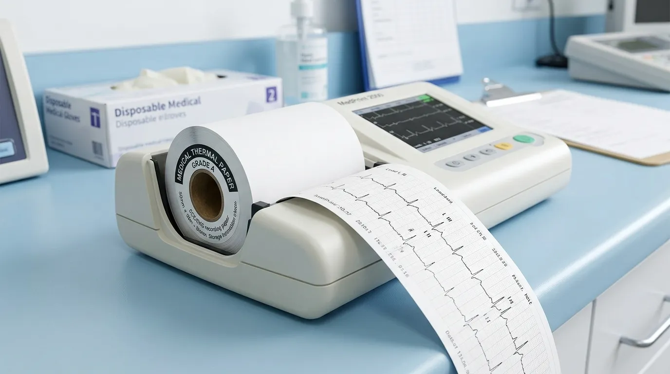 Papel térmico de grau médico